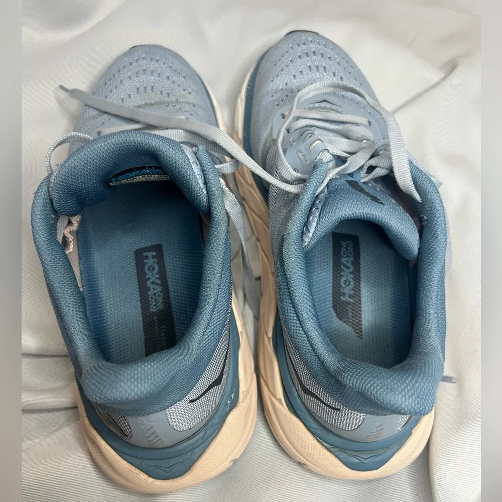 HOKA One One W AHARI 5 Women's Running Shoes White/Blue/Pink Size 6.5B - Picture 8 of 8